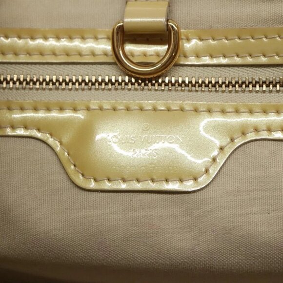 LOUIS VUITTON Monogram Vernis Wilshire PM Hand Bag Broncorail M91452 Auth - Picture 8 of 16